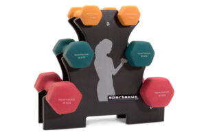 SPARTACUS HANTELSET NEO 1-3KG MED STÄLL