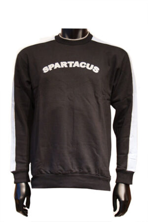 SPARTACUS OUTDOOR SWEATSHIRT SVART/LJUSBLÅ STL M