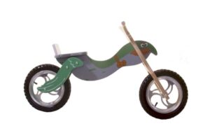 GÅCYKEL ALBIN GRÖN/GRÅ TRÄ