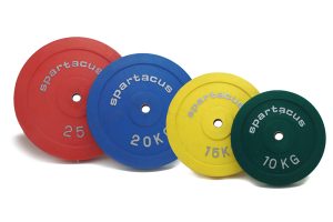 SPARTACUS VIKTSKIVA JÄRN 1KG 26MM HÅL SVART