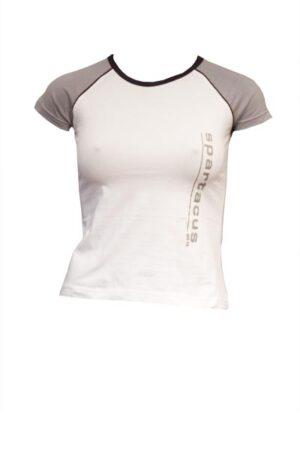 SPARTACUS DAM T-SHIRT VIT STL M