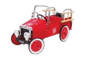 LÅDBIL FIRE ENGINE 1938 RÖD PLÅT