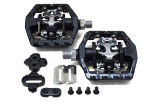 PEDAL "SPD" WELLGO 9/16" ALU DOWNHILL SVART