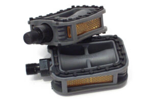 WELLGO 1/2" BARNPEDAL HALKFRI "SLEIPNER" SVART/GRÅ