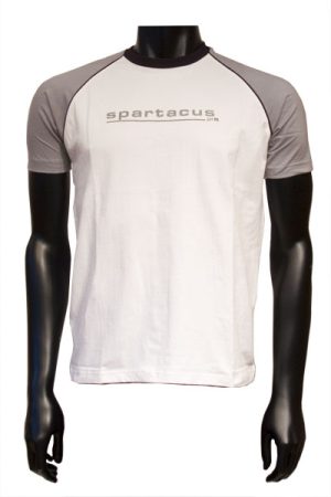 SPARTACUS T-SHIRT HERR VIT STL M