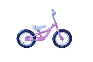 REX JASMIN GÅCYKEL ROSA/VIT  12 LM CYKELHJUL