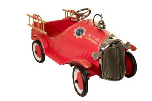 TRAMPBIL REX BRANDKÅREN RÖD PLÅT